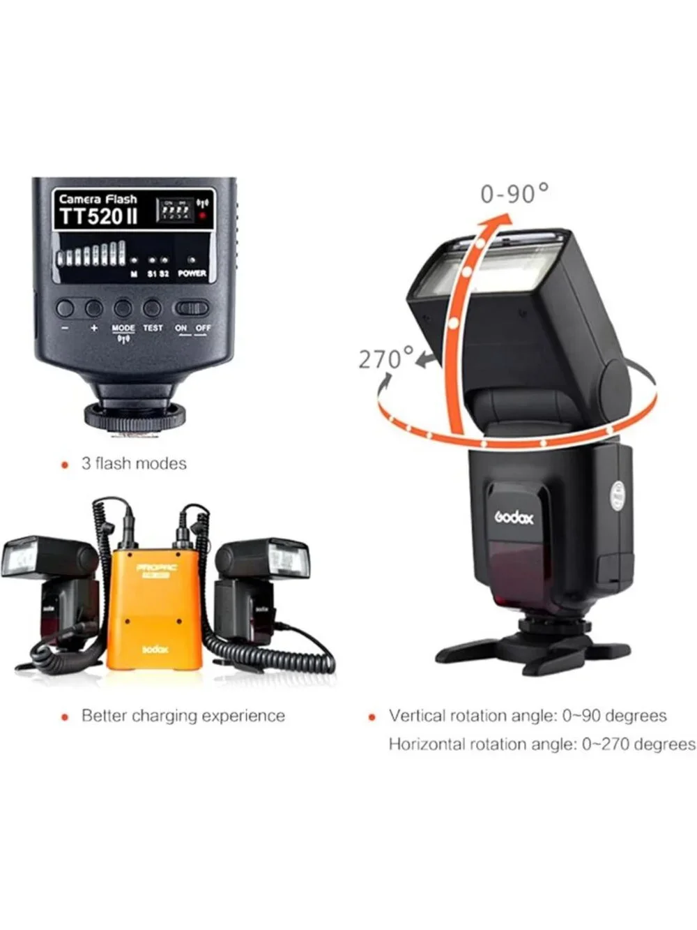 Universal Hot Shoe Wireless Flash Speedlite for DSLR Cameras - TTL & High-Speed